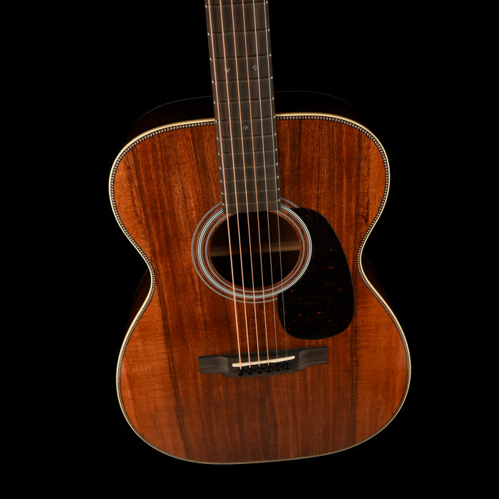 Martin Custom Shop 00-28 All Flamed Koa Natural Acoustic Guitar With Case