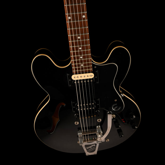Pre Owned Epiphone Dot Casino Ebony With Bigsby With Case