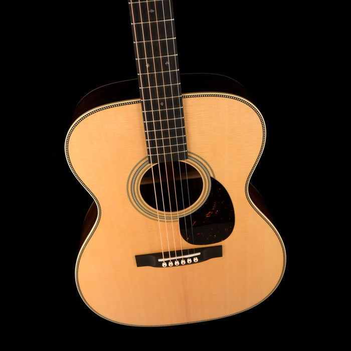 Martin OM-28 Standard (2025) Natural Acoustic Guitar with Case