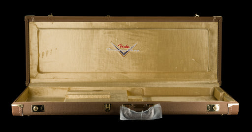 Used Fender Custom Shop G&G Deluxe Brown Strat/Tele Case with Blonde Interior