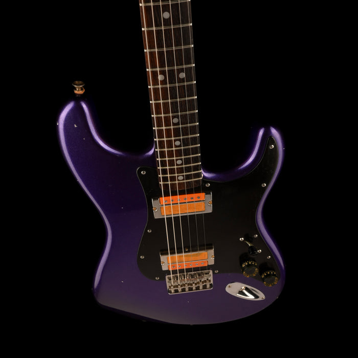 Pre Owned Partscaster Doom Gloom Body Tokai Neck Goldstar Purple Electric Guitar With OHSC