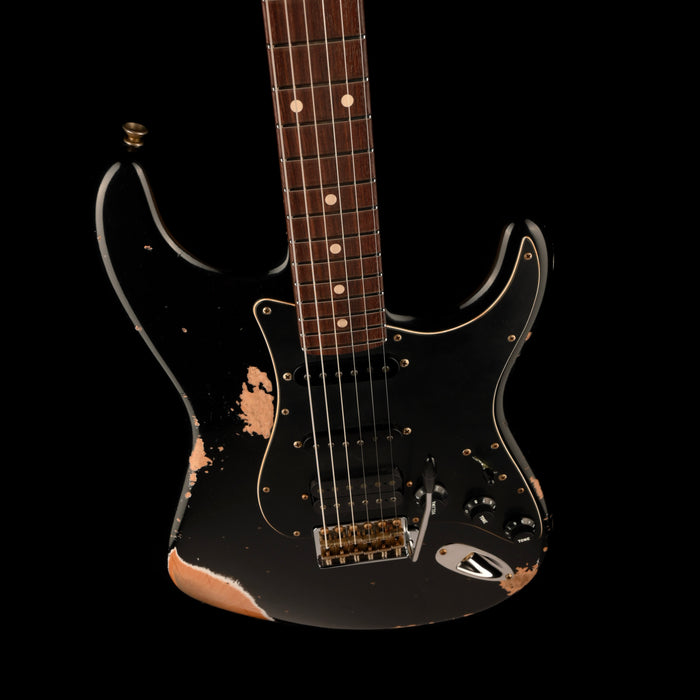 Fender Custom Shop 1962 Stratocaster HSS Heavy Relic Black