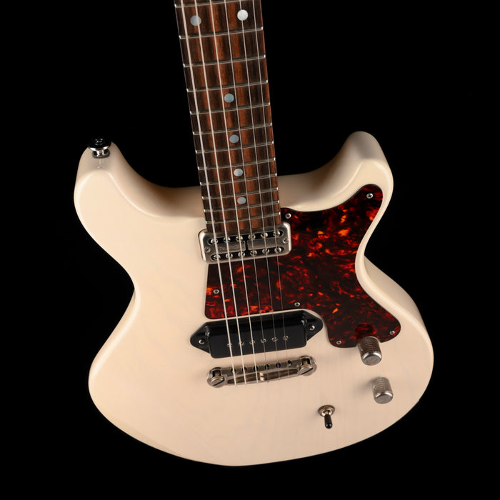 Pre-Owned 2020 Deimel Doublestar Paper Moon White Electric Guitar With OHSC