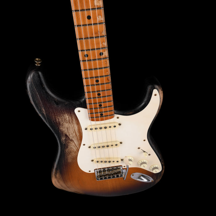 Fender Custom Shop Masterbuilt Paul Waller 1957 Stratocaster Heavy Weathered 2-Tone Sunburst With Case