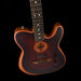 Used Fender American Acoustasonic Telecaster All-Mahogany Bourbon Burst With Gig Bag