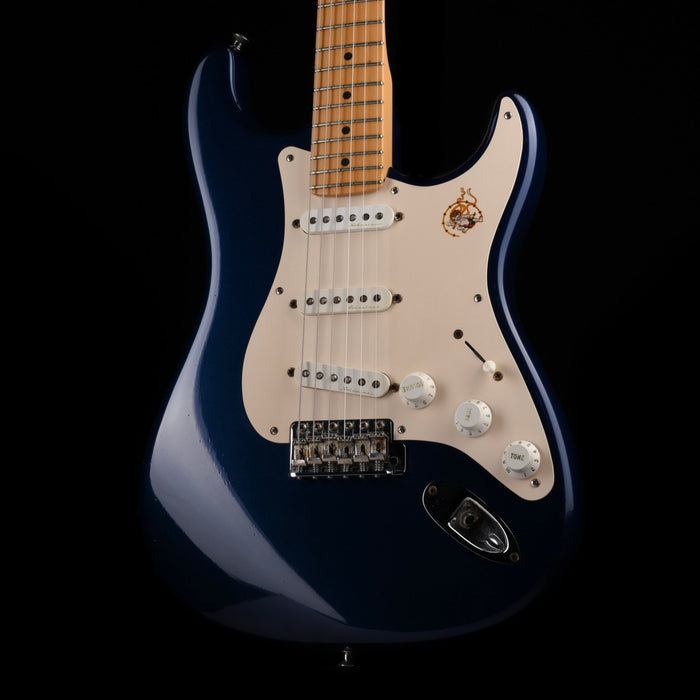 Pre Owned 2002 Fender Limited Edition Eric Clapton Stratocaster Midnight Blue Electric Guitar With OHSC