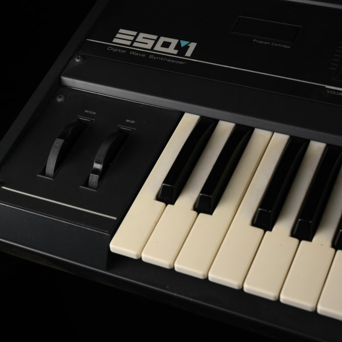 Vintage 1987 Ensoniq ESQ-1 Polyphonic Synthesizer With Gig Bag