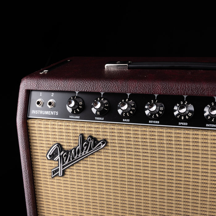 Pre Owned Fender Limited Edition ‘65 Princeton Reverb Bordeaux Reserve Guitar Amp Combo With Cover