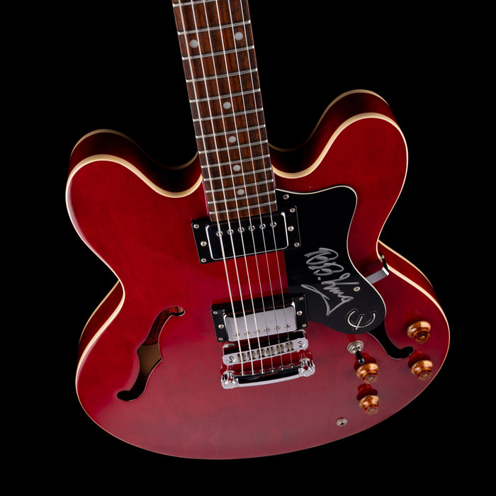 Pre Owned 1998 Epiphone ES-335 Dot Cherry Electric Guitar Signed By B.B. King With HSC