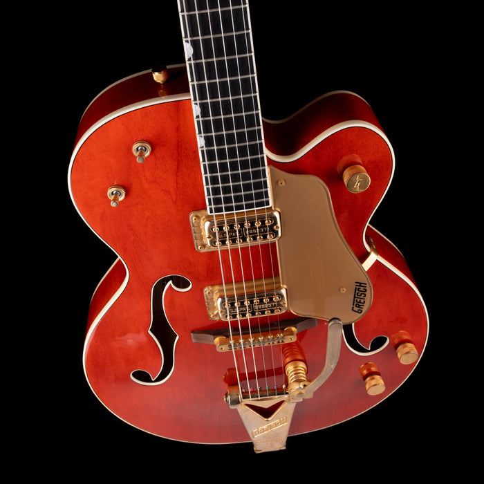 Pre Owned 2004 Gretsch G6120 Nashville Orange Stain With OHSC