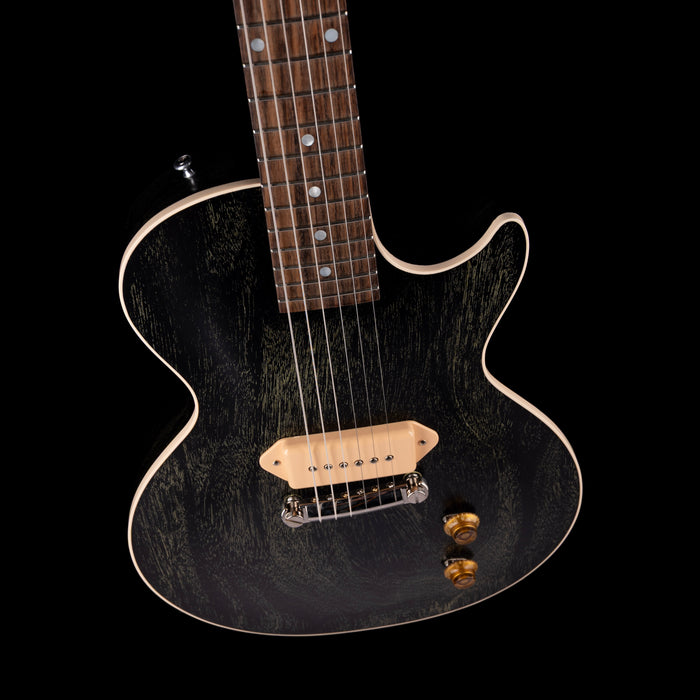 Pre Owned Gibson Mod '54 Les Paul Standard Single Pickup Thin Black Satin w OHSC