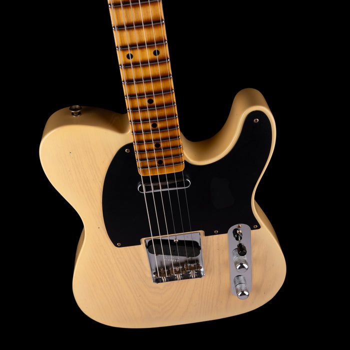Fender Custom Shop 1954 Telecaster Journeyman Relic Faded Aged Nocaster Blonde With Case