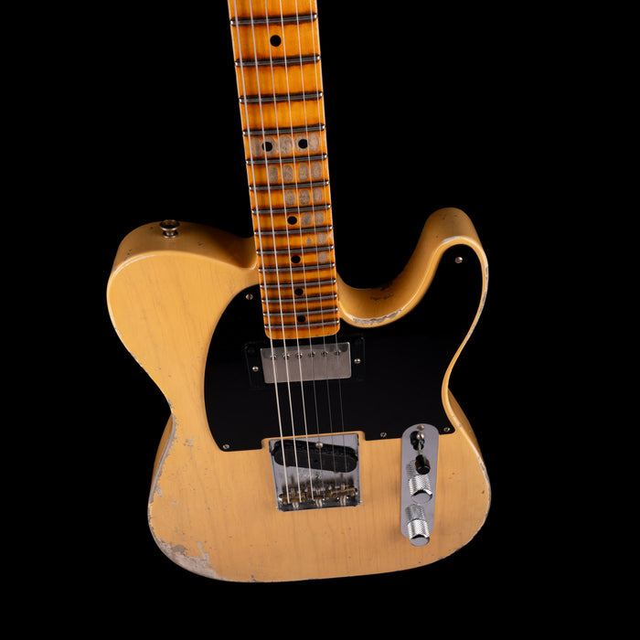 Pre Owned Fender Custom Shop 1951 Telecaster HS Heavy Relic Faded Aged Nocaster Blonde With OHSC