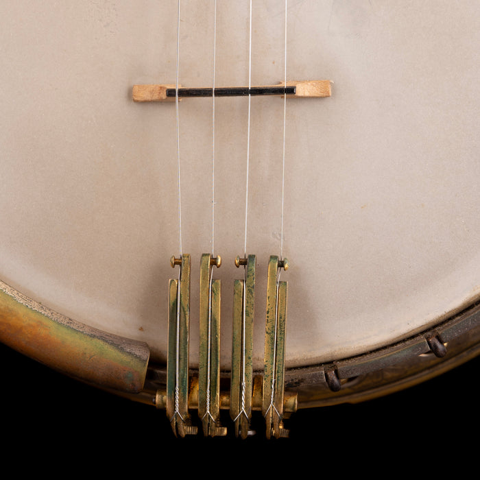 Vintage 1930's Bacon and Day Montana Silver Bell Style No. 4 Tenor Banjo with OHSC - Frank Ovanin Collection