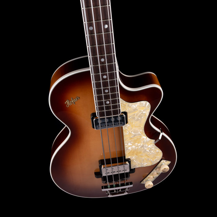 Hofner Club Bass Sunburst with Vintage Case - H500/2-O