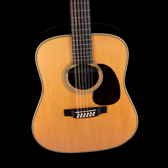 Used Martin HD12-28 Natural With Fishman Rare Earth Magnetic Pickup Acoustic Electric Guitar With OHSC