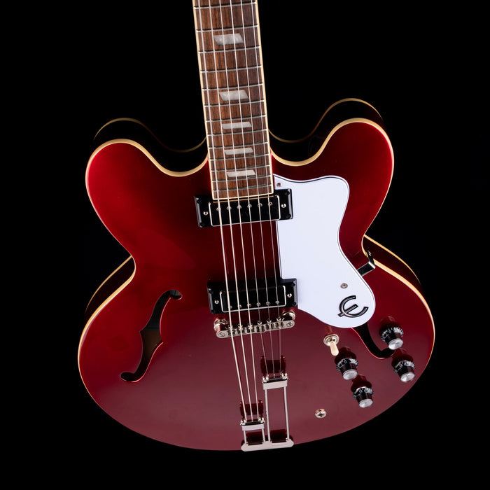 Pre Owned Epiphone Riviera Semi-Hollow Sparkling Burgundy With Gig Bag