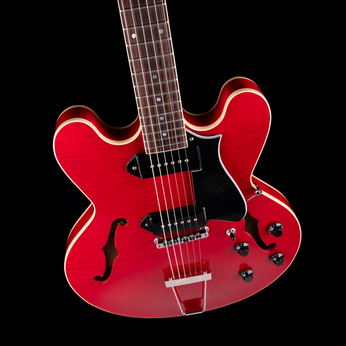 Heritage H-530 Hollow Trans Cherry Electric Guitar with Case