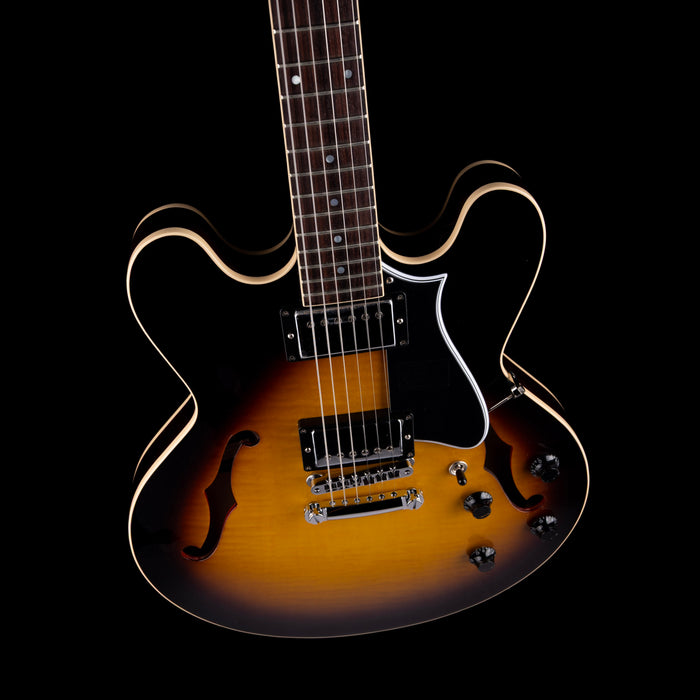 Heritage Standard H-535 Semi-Hollow Original Sunburst Electric Guitar with Case