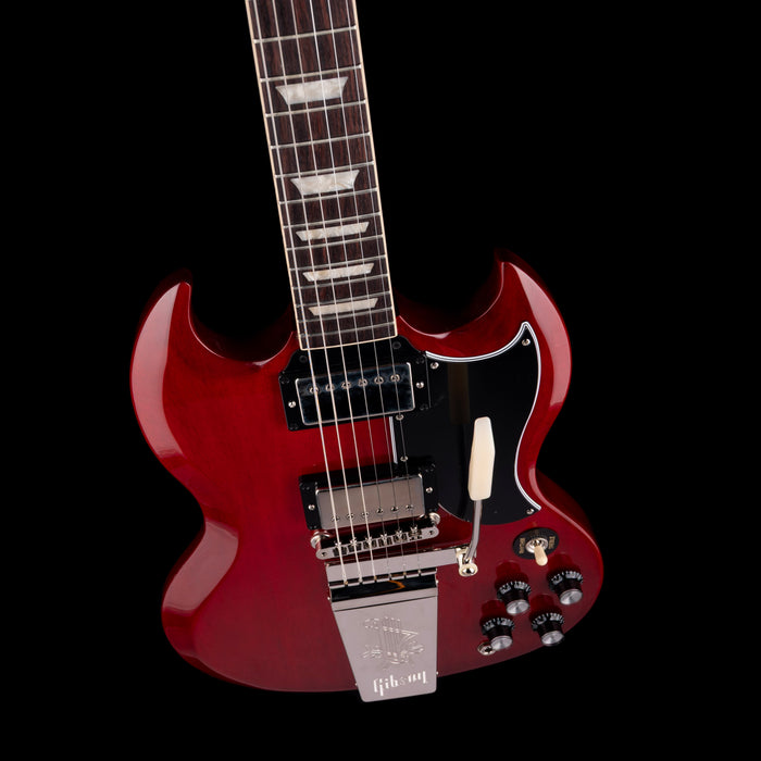 Gibson SG Standard '61 Maestro Vibrola Vintage Cherry Electric Guitar With Case