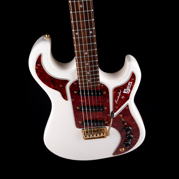 Used Burns Club Series Marquee with Seymour Duncan Pickups White with Case