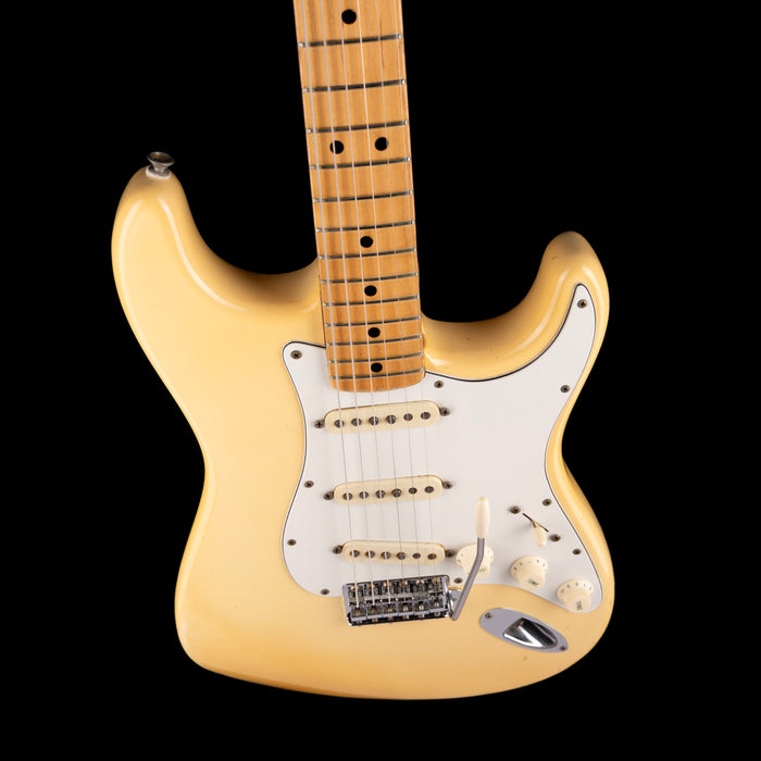 Vintage 1974 Fender Stratocaster Maple Fingerboard Olympic White With OHSC