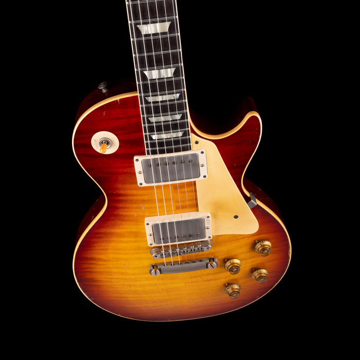 Pre Owned 2024 Gibson Custom Shop ‘59 Les Paul Standard Murphy Aged Murphy Burst With OHSC
