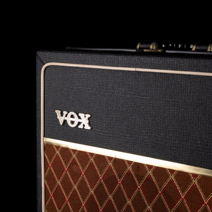 Vintage 1963 Vox AC-4 1x8" Guitar Amp Combo JMI With Original Footswitch Black