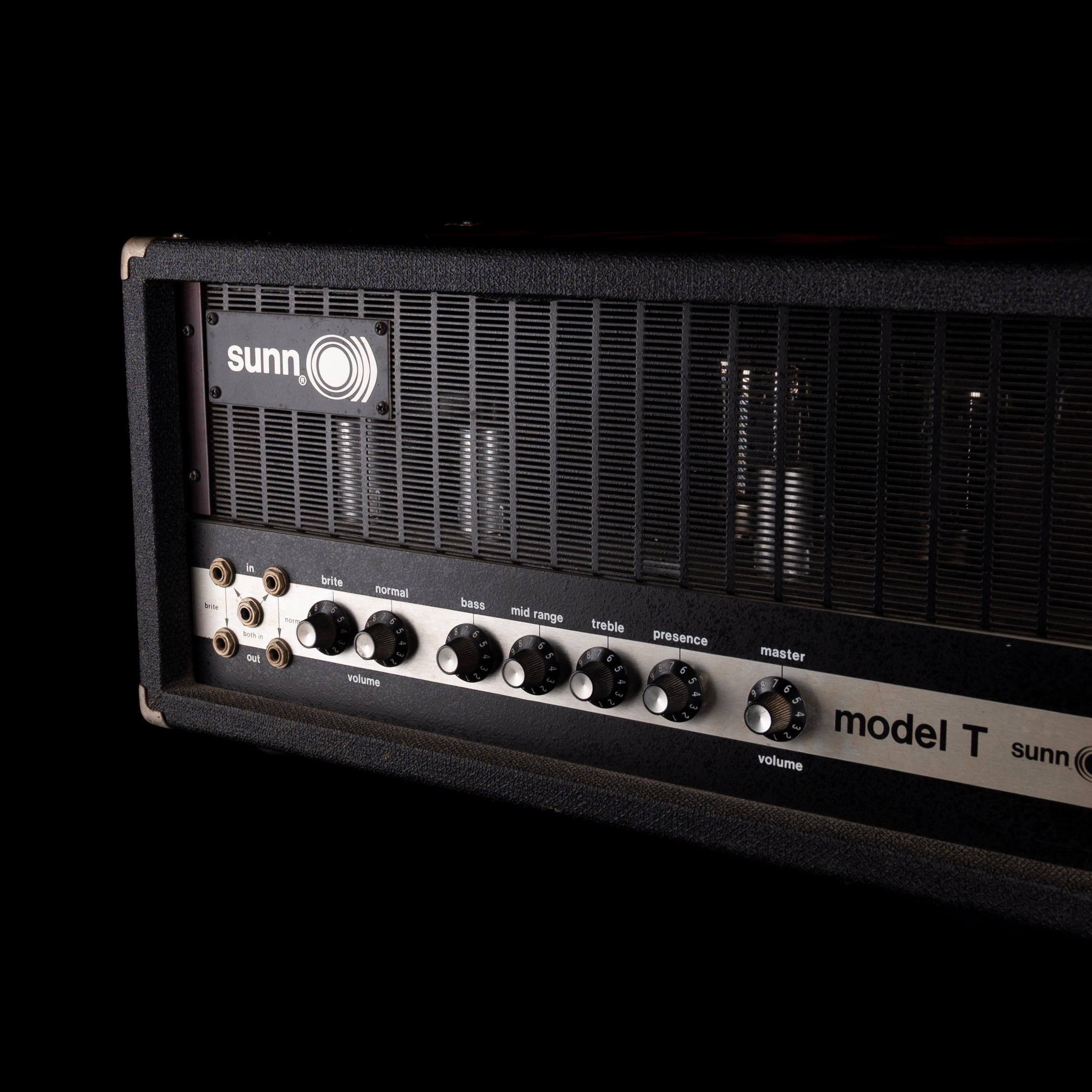 Vintage 1970s SUNN Model T Guitar Amp Head — Truetone Music