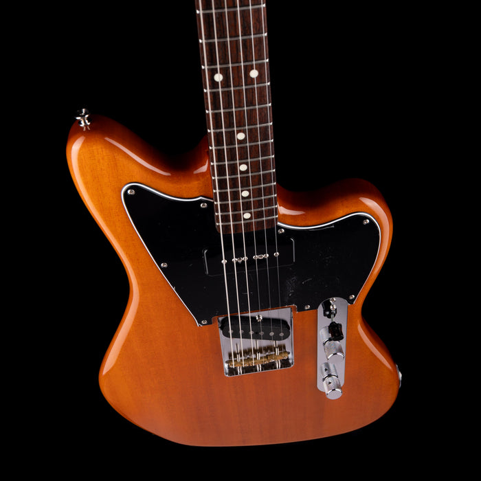 Pre Owned 2018 Fender Limited Edition Mahogany Offset Telecaster P90 Natural With Gig Bag