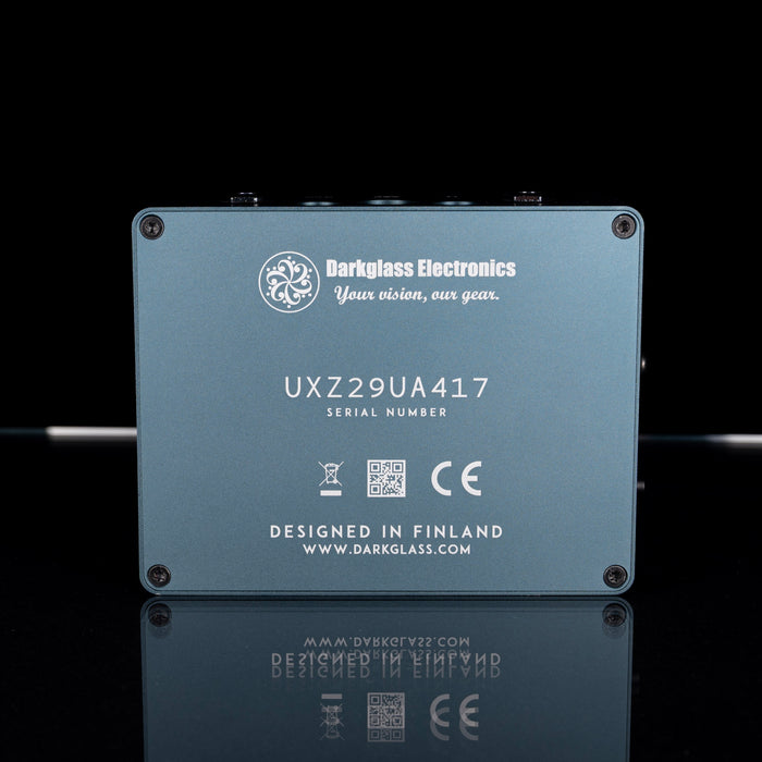 Used Darkglass Electronics AOUV2 Alpha Omega Ultra Effect Pedal with Bass EQ DI Distortion Pedal With Box