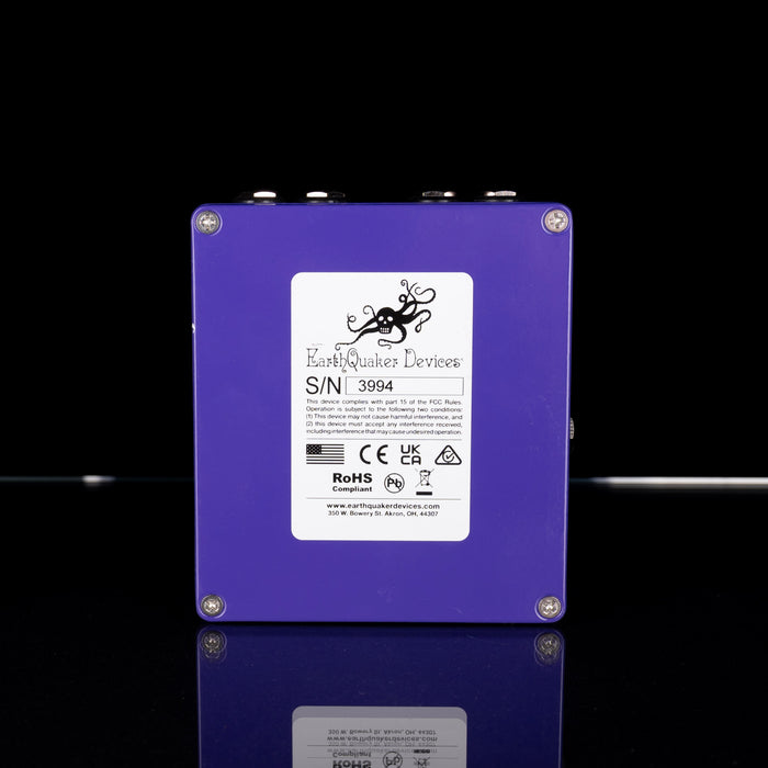 Used EarthQuaker Devices Pyramids Stereo Flanger Guitar Pedal With Box