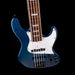 Pre Owned 2015 Bacchus Craft Standard JB5 5-String Bass Trans Inked Blue With Gig Bag