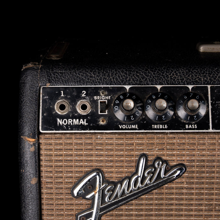 Vintage Pre-CBS 1964 Fender Vibrolux Reverb 35-Watt 2x10" Guitar Amp Combo