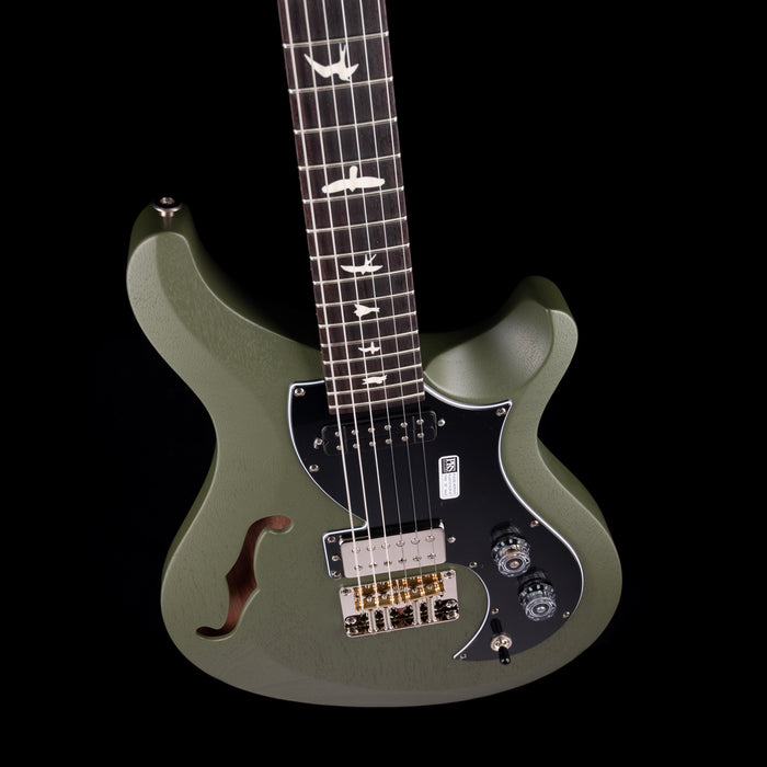 PRS S2 Vela Semi-Hollow Satin Matcha Green One-Off with Gig Bag