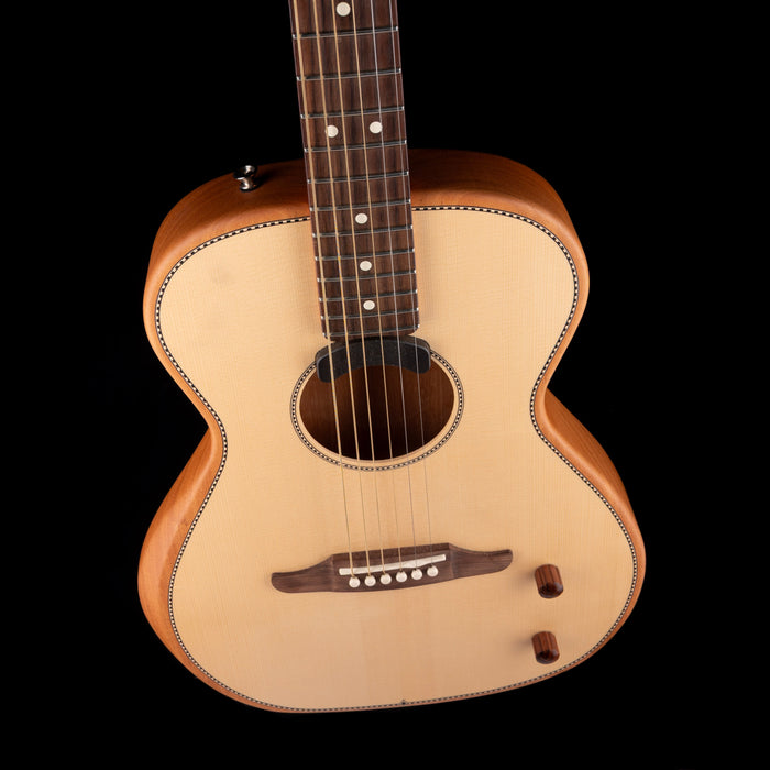 Used 2024 Fender Highway Series Parlor Natural with Gig Bag