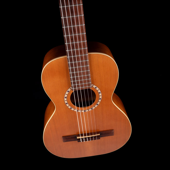 Pre Owned Art and Lutherie AMI Nylon String Parlor Guitar Natural With Gig Bag