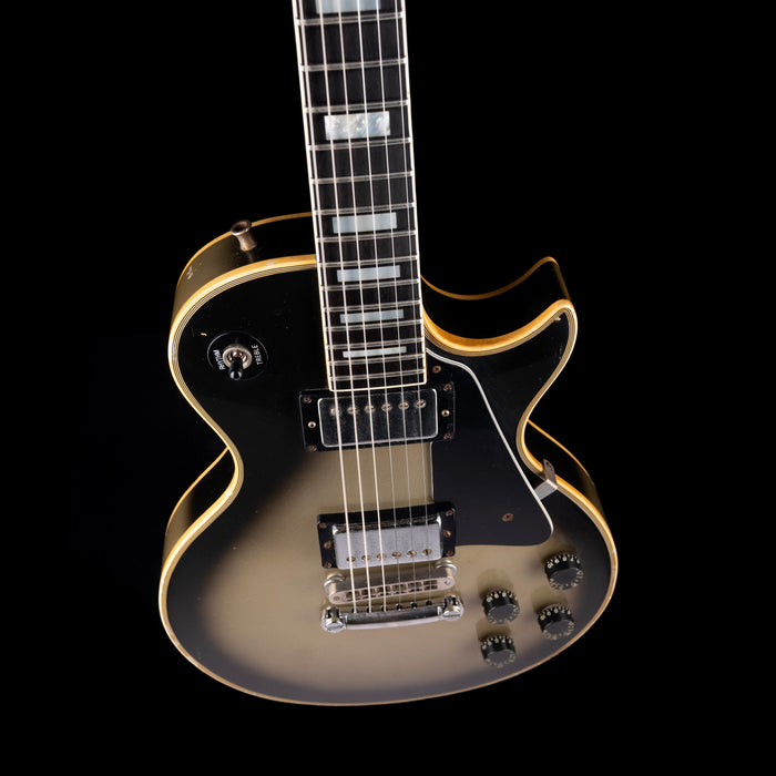 Pre Owned 1981 Gibson Les Paul Custom Silverburst With OHSC