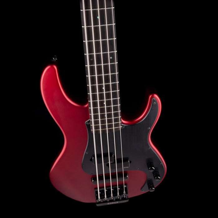Pre Owned ESP LTD AP-5 5-String Bass in Metallic Red With OHSC