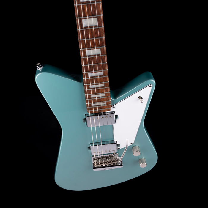 Used Sterling by Music Man Mariposa Dorado Green Electric Guitar