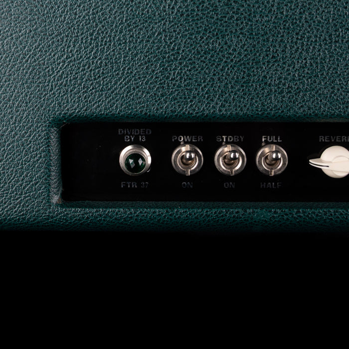 Pre Owned 2007 Divided By 13 FTR37 Green/Cream Guitar Amp Head And 2x12" Cab with Footswitch and Covers