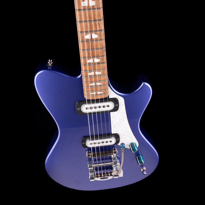 Powers Electric A-Type Viola Purple Metallic with Soft Case