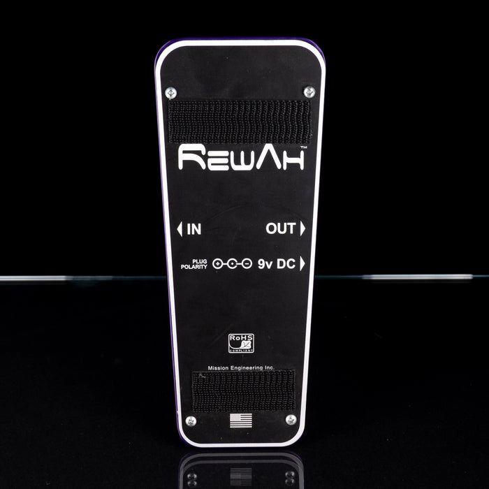 Used Mission Engineering Rewah Pro Wah Pedal Purple with Box