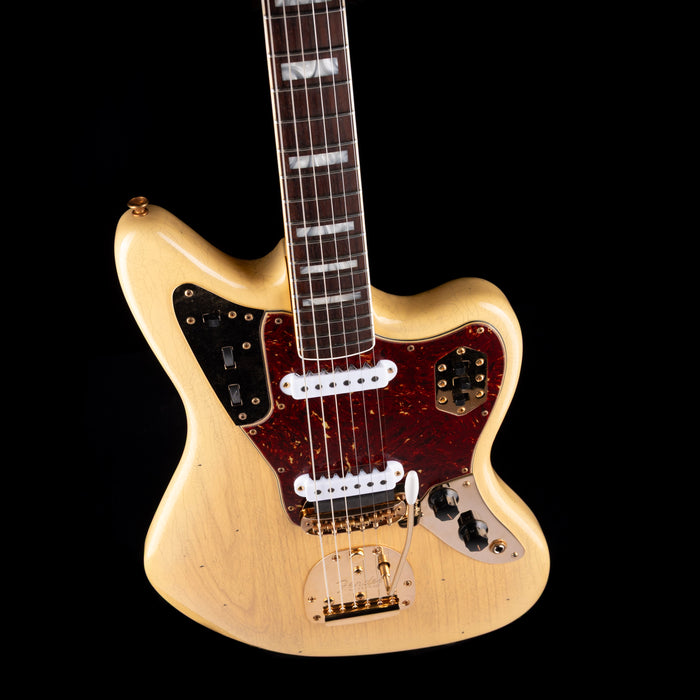 Pre Owned 2024 Fender Custom Shop 1966 Jaguar Journeyman Relic Aged Natural Blonde with OHSC