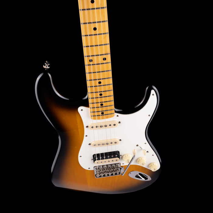 vPre Owned Fender JV Modified '50s Stratocaster HSS 2-Tone Sunburst With Gig Bag