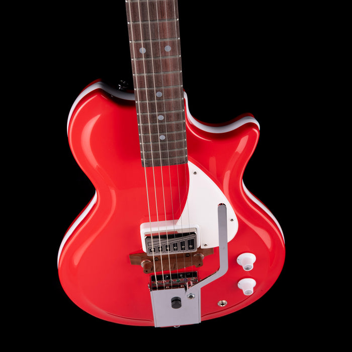 Pre Owned Supro American Series Belmont Vibrato Poppy Red With OHSC