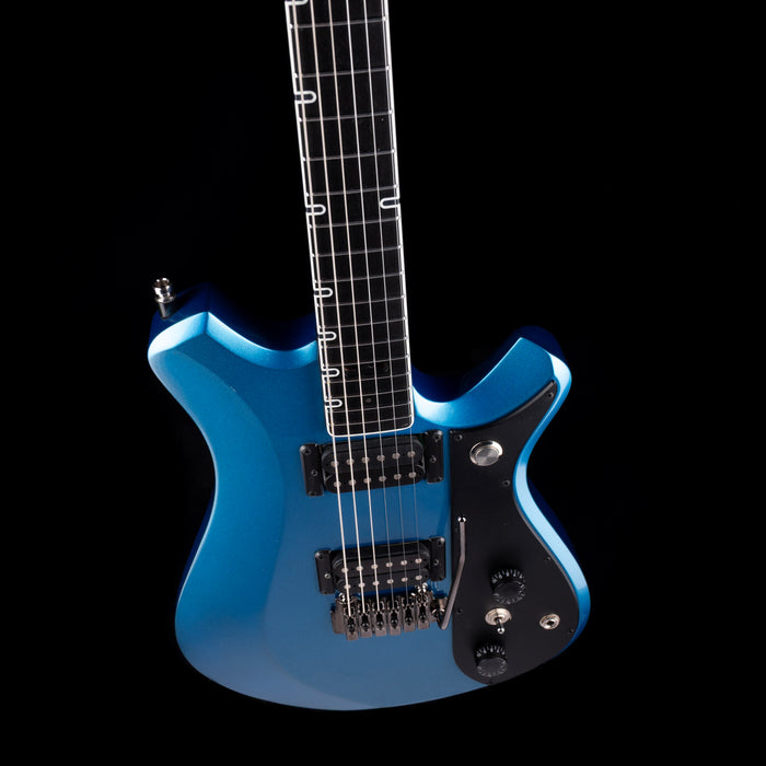 Used Joz Guitars Phantasma Custom Dual Humbucker Pelham Blue With Gig Bag
