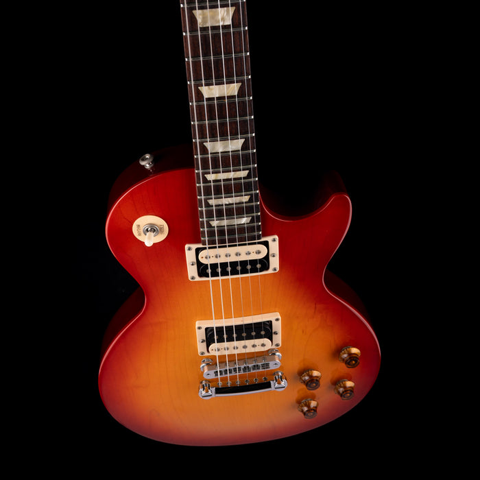 Pre Owned 2010 Gibson Les Paul Studio Deluxe Cherry Burst With OHSC