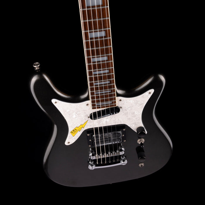 Pre Owned 1998 Epiphone Coronet Charcoal Gray With Gig Bag
