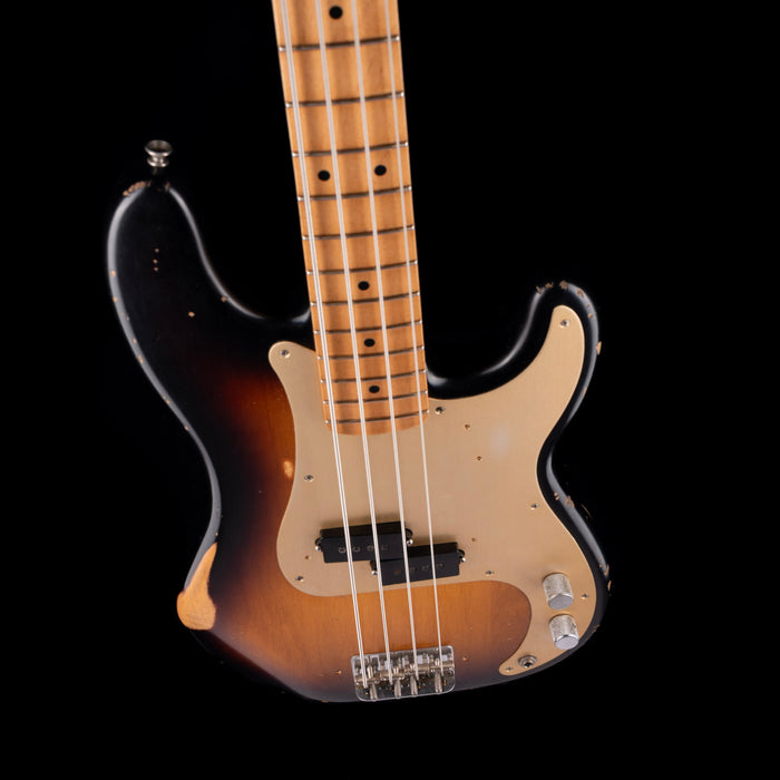 Used 2009 Fender Road Worn 50's Precision Bass 2-Tone Sunburst